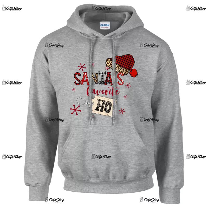Santa`s favorite, hanorac cu mesaj